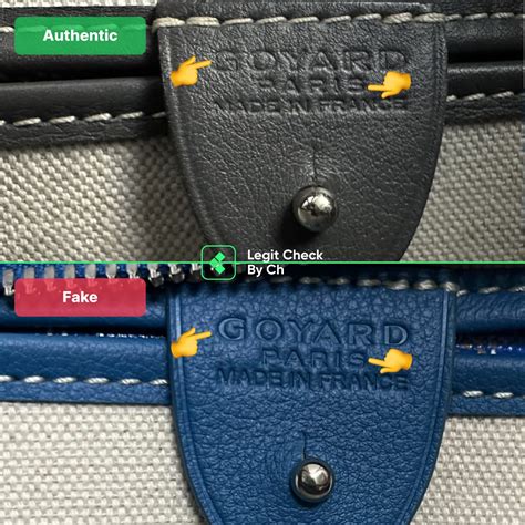 real vs fake goyard phone case|goyard bag real thing.